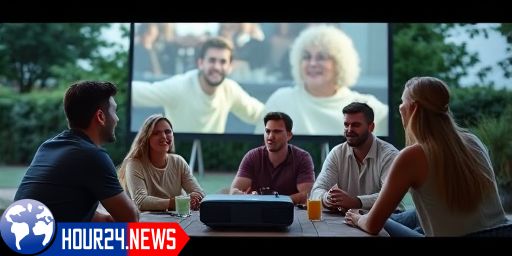 Mobile Outdoor Laser Projector with Impressive Sound
