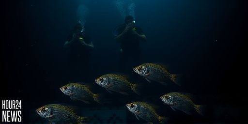 Night divers reveal fish carrying stinging anemones in their mouths