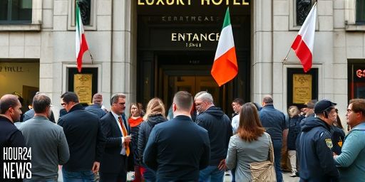 Brian O’Driscoll keynote at Dublin cyber summit sparks protests