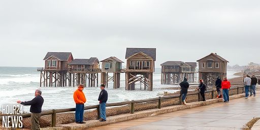 Terrifying Scenes as North Carolina Coast Houses Collapse Into the Ocean