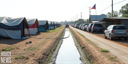 Families Camp by Mati City Roadside After Quakes: Safer Outside Than at Home