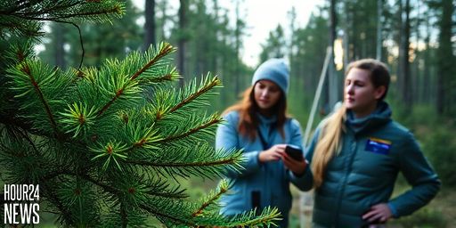 Gold nanoparticles hidden in spruce needles offer new clues for gold exploration