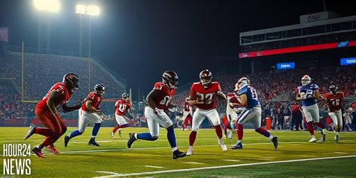 Robinson, London lift Falcons past Bills 24-14 in Monday Night Thriller