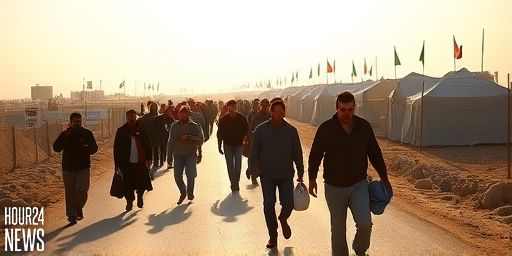 Gaza ceasefire begins as Palestinians stream north and hostage families await updates