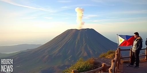 Kanlaon Volcano Emits Ash; Alert Level 2 in Effect