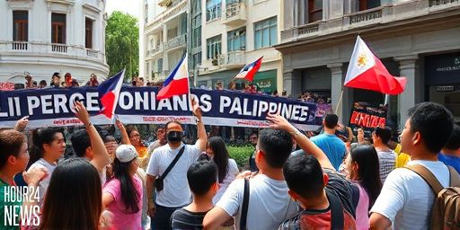 Protesters Rally in Manila Calling for End to Corruption and Marcos Resignation