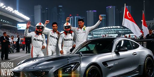 Impressive Russell Grabs Singapore GP Pole, Edging Verstappen by a Whisker