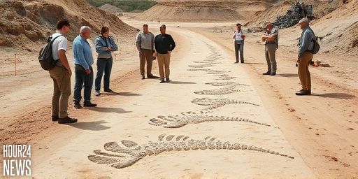 Gigantic Sauropod Footprints Unearthed in English Quarry Reveal 166-Million-Year Trail