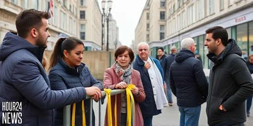 Woman cuts down yellow ribbons for Israeli hostages in Gaza: police probe criminal damage