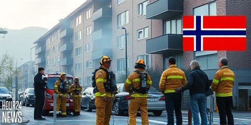 Fire in a Bergen block in Fyllingsdalen: One rescued as fire is extinguished