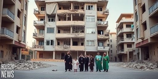 Scarred Gaza Building: Displaced Families Tell War Stories
