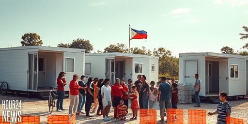Temporary modular shelters to house quake victims in Davao Oriental set for completion