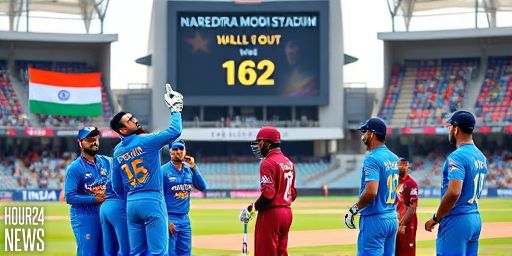IND vs WI 1st Test: West Indies All Out for 162 in Ahmedabad as India Strikes Early