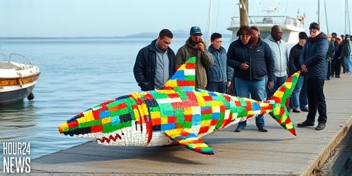 Lego Shark Lost at Sea Set for Charity Auction off Cornwall