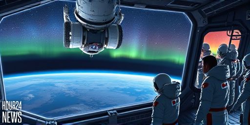 Japanese Astronaut Captures Stunning Aurora from the ISS Window