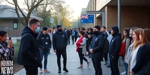 Masked offenders filmed allegedly attacking students outside Melbourne school