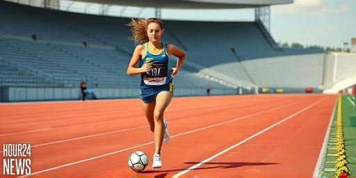 Carmen Cernjul: From footballer to rising track star in Sweden