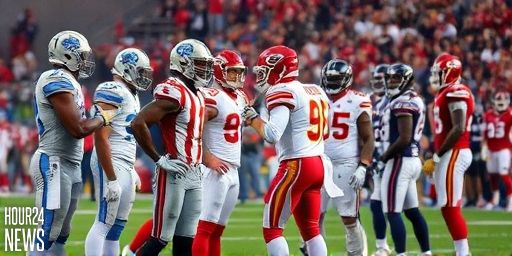 Lions’ Brian Branch Suspended One Game for Conduct at End of Lions-Chiefs Scuffle