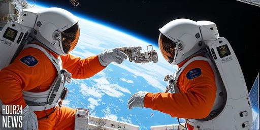 Russian Cosmonauts Install Semiconductor Experiment in EVA