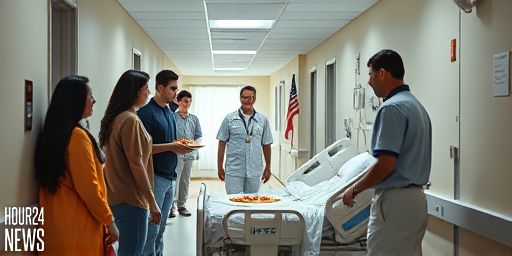 Giants Rookie Cam Skattebo Hospital Visit by Eagles Security Dom DiSandro