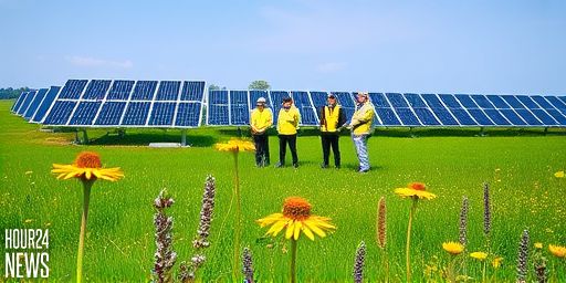 Solar farms can aid bumblebee revival in the UK, new study suggests
