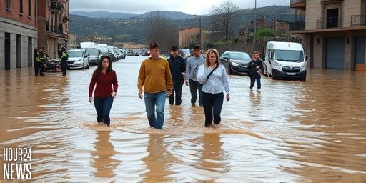 Floods Trapping Cars in Catalonia: Storm Alice Delivers Severe Rain in Tarragona