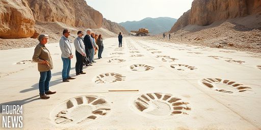 Dinosaur Footprints in English Quarry Reveal Cetiosaurus Track