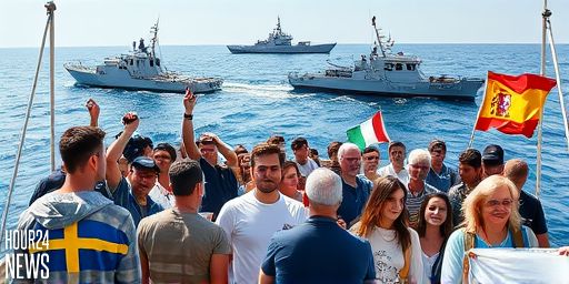 Gaza flotilla presses on as Israel readies for complex interception