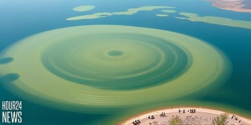Spectacular Satellite View Captures Toxic Algae Bloom Swirling in Pyramid Lake, Nevada