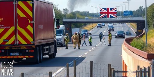 M1 Closure in Leicestershire: Two Lorries Fire Delays Commuters