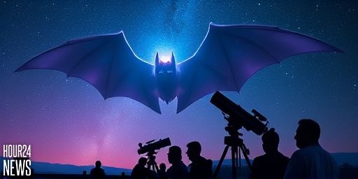 Cosmic Bat Emerges in Halloween Sky: A Nebula Unfolds Its Wings