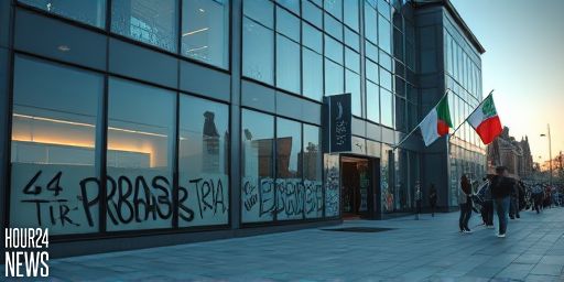 Investigation Opens into Allianz Building Vandalism in Dublin