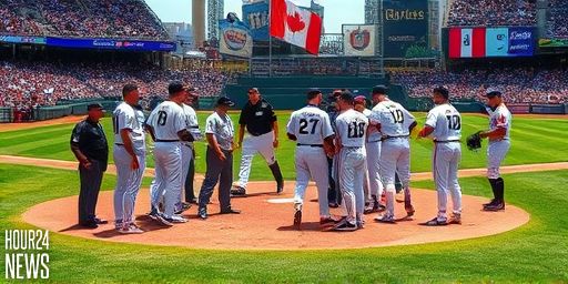 World Series benches clear after Gimenez hit by pitch