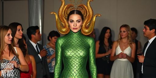 Heidi Klum Goes Medusa for Halloween: A Green-Scaled Spectacle