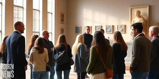 Grumpy Guide at Düsseldorf Museum Turns Heads Worldwide