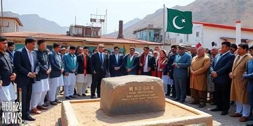 PM Lays Foundation Stone for Daanish School in Chitral: A Step Toward Accessible Education