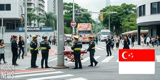 Elderly Man Injured After Being Knocked Down by Car in Hougang