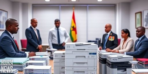 Attorney General Dr. Ayine Opens Up: Personal Funds Financed Six EOCO Printers