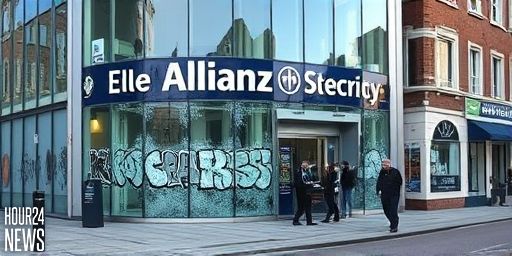 Investigation underway after Allianz building vandalised in Dublin