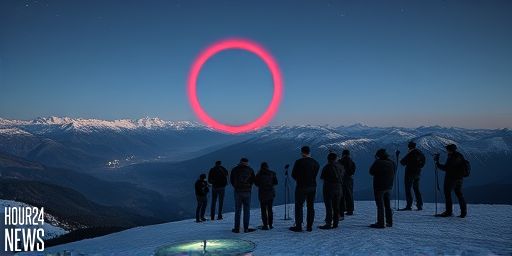 Photographer Captures Eerie Red Halo Over the Italian Alps in Rare Elve Sighting