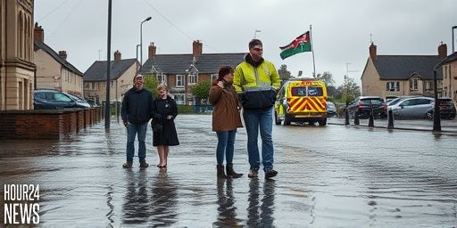Storm Claudia Causes Flooding in Monmouth, Wales, Following Portugal Tragedy