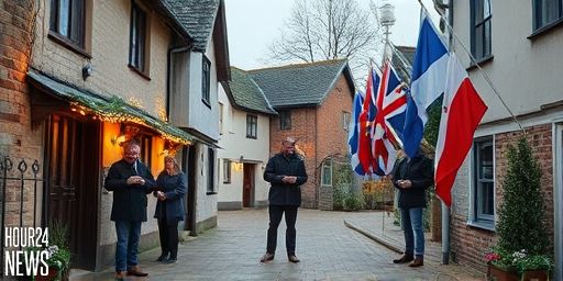 Union Flags Put Christmas Lights at Risk in Harrietsham, Kent