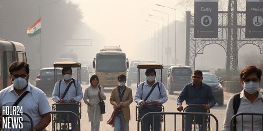 Delhi Faces Red Zone Air Quality as AQI Hits 335 and Morning Temperature Dips to 11°C
