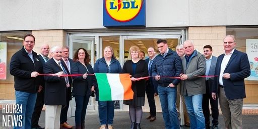 Kerry star cuts ribbon at Lidl Killorglin on Laharn Road