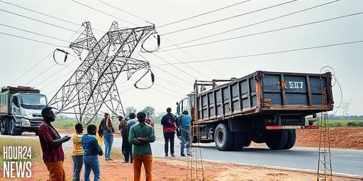 ECG Pylon Collapse After Tipper Truck Crash in Katamanso