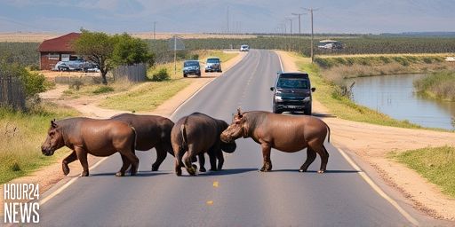 When Hippos Block the Road: Life in St. Lucia’s Adorable Traffic Jams
