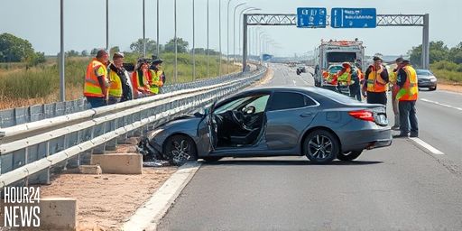 Vios Crashes into Guardrail on AMJ Highway Near Jasin; Elderly Parents Killed, Daughter Injured