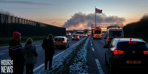 M4 closed after HGV hay fire sparks snow-delayed chaos