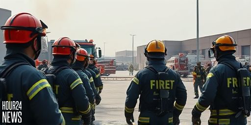 Dozens of firefighters tackle blaze at Eunos industrial area in Singapore