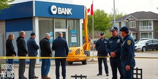 Etobicoke CIBC Break-In: Backhoe Crash Aims to Rob Bank in North Toronto Suburb